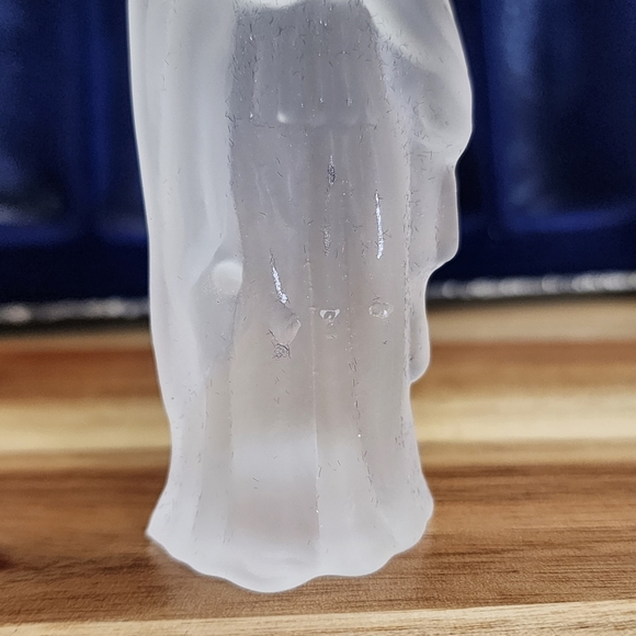 Vintage Roman Innovation Frosted Glass Nativity Scene Set of 6 with Box - Picture 7 of 15